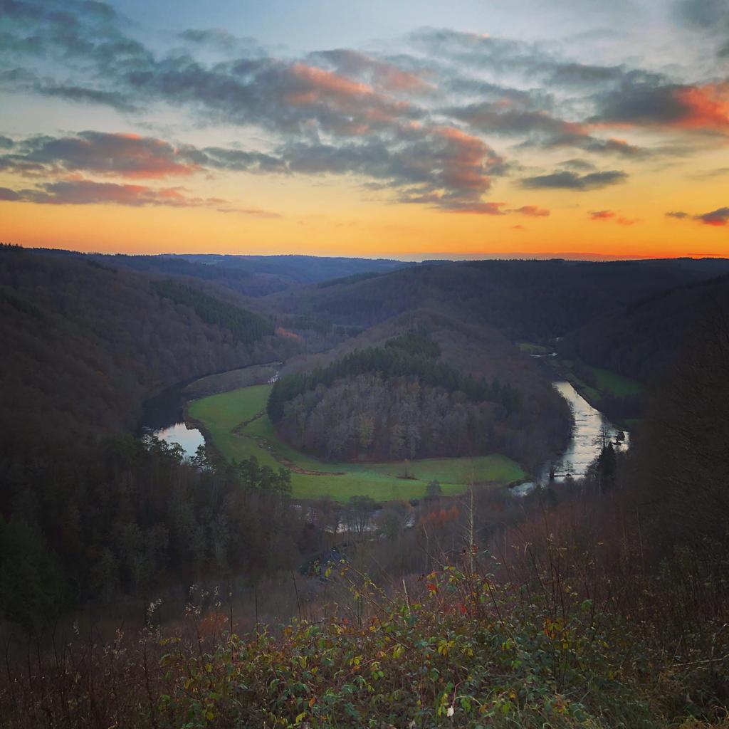 U shape bend Ardennen